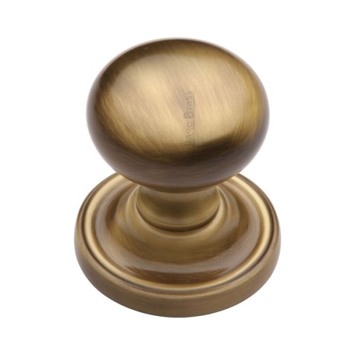 HAMPSTEAD MUSHROOM MORTICE DOOR KNOB ON CONCEALED ROSE